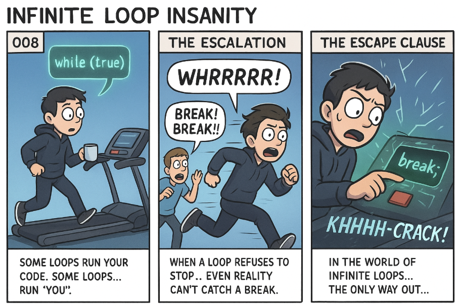 Comic 08 – Infinite Loop Insanity